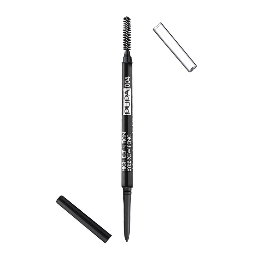 Pupa Олівець для брів High Definition Eyebrow Pencil 004 чорний, 0.09 г - фото N1
