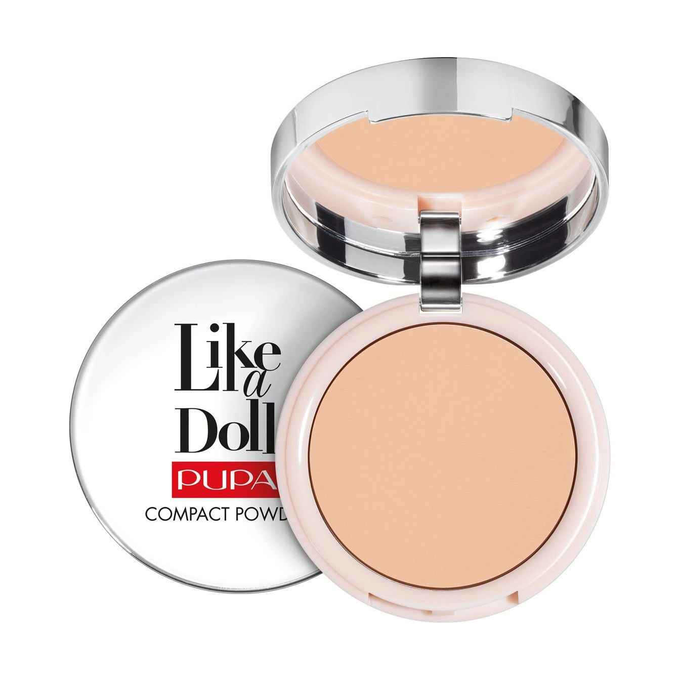 Pupa Компактная пудра для лица Like a Doll 03 Natural Beige, 10 г - фото N2