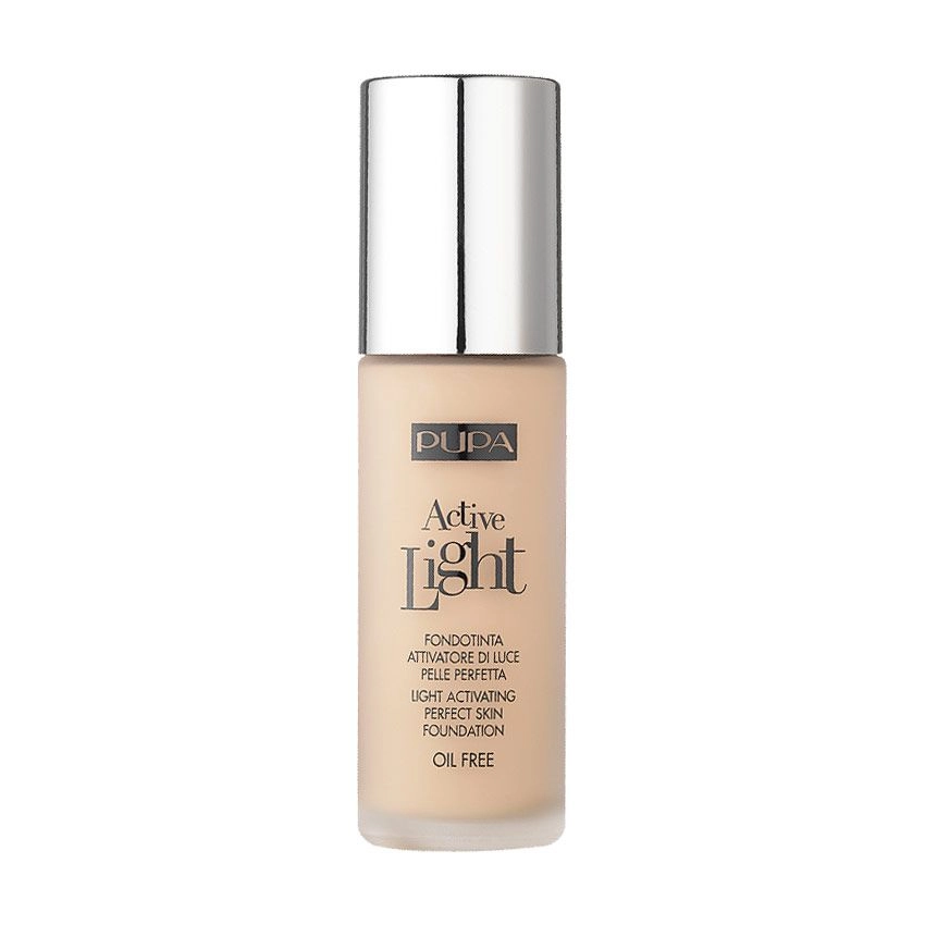 Pupa Тональна основа для обличчя Active Light SPF 10, 011 Light Beige, 30 мл - фото N1