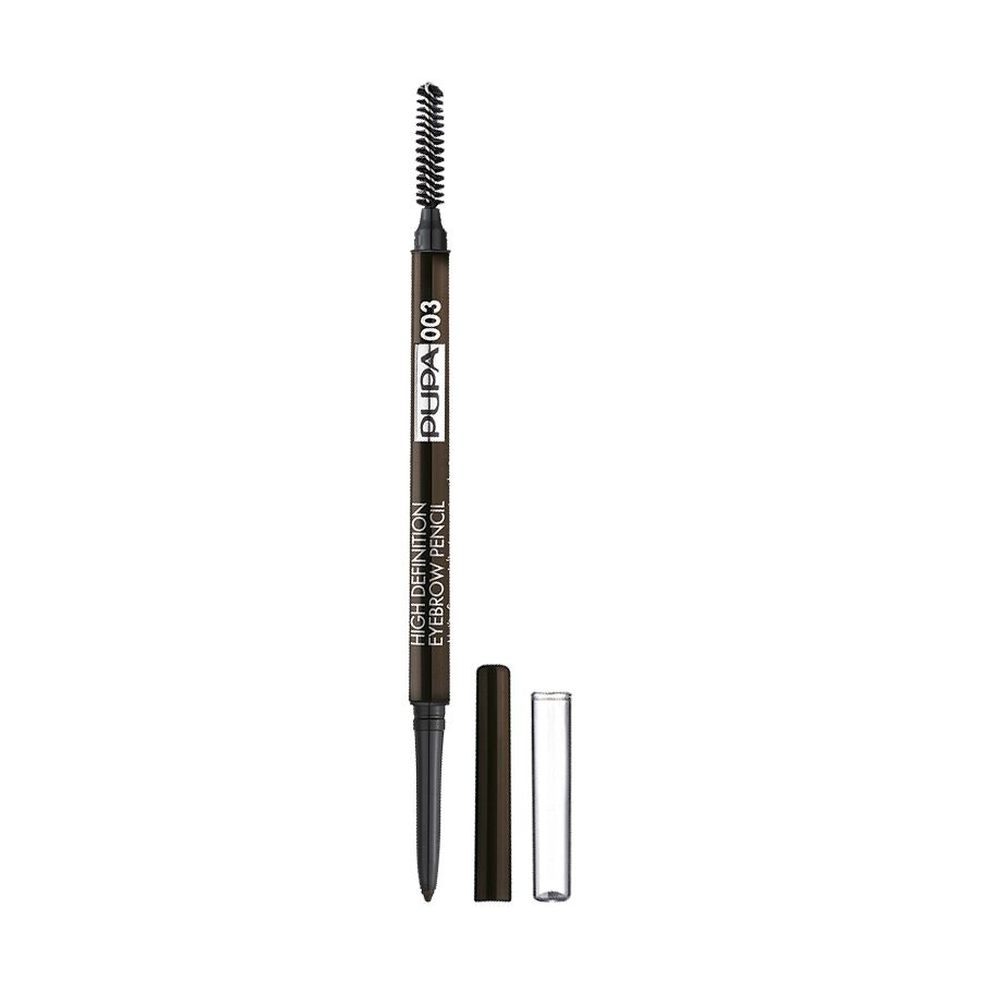 Pupa Олівець для брів High Definition Eyebrow Pencil 003 Dark Brown, 0.09 г - фото N1