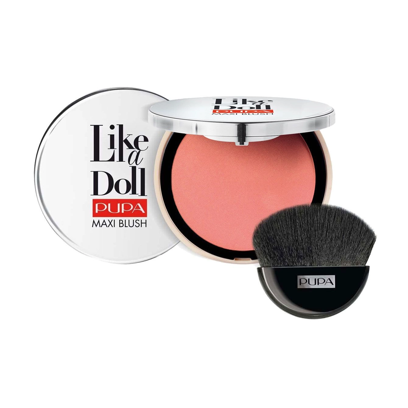Pupa Компактные румяна для лица Like A Doll Maxi Blush 203 Intense Orange, 9.5 г - фото N2