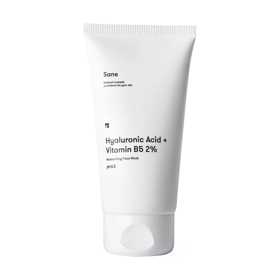 Sane Маска для лица Hyaluronic Acid + Vitamin B5 Moisturizing Face Mask, 75 мл - фото N1