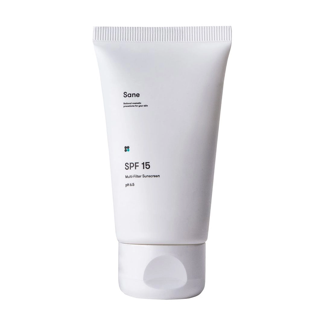Sane Денний крем для обличчя Multi-Filter Sunscreen pH 6.5 SPF 15, 40 мл - фото N1