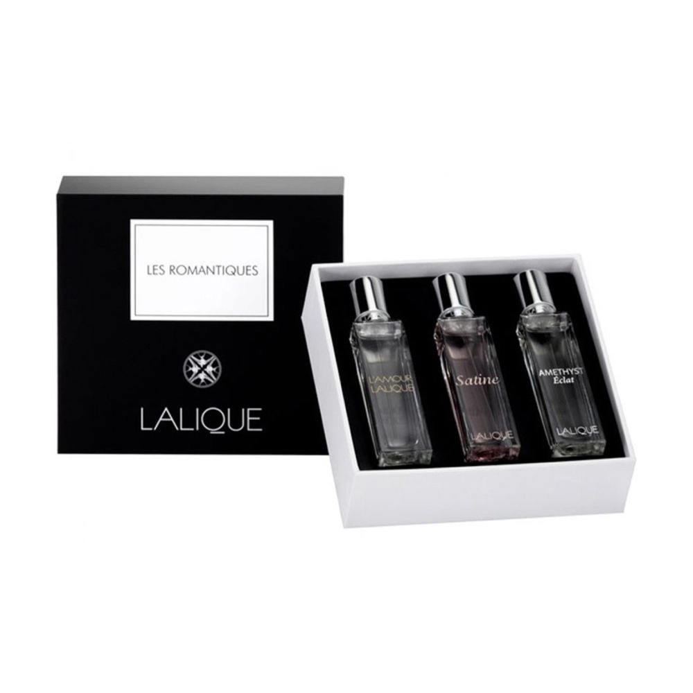 Lalique Набор женский (парфюмированная вода Lamour, Satine, Amethyst Eclat, 3*15 мл) - фото N2