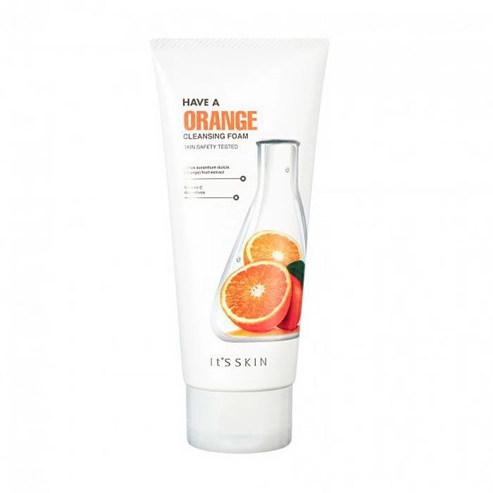 It's Skin Пом'якшувальна пінка для вмивання Have a Orange Cleansing Foam з апельсином, 150 мл - фото N1