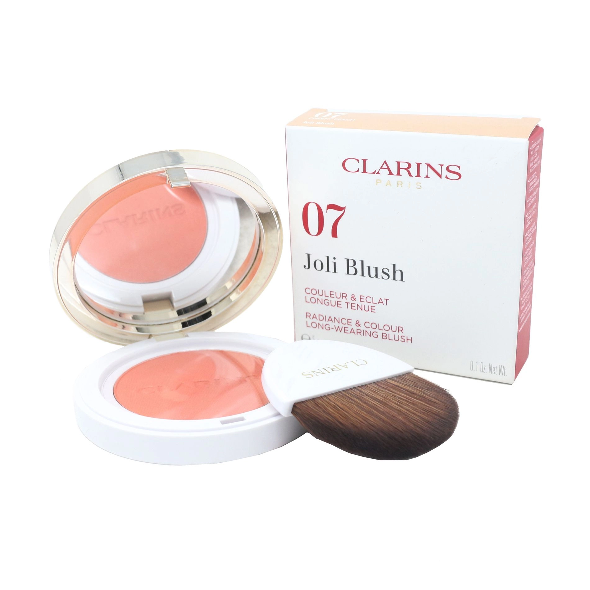 Clarins Компактні рум'яна для обличчя Joli Blush 07 Cheeky Peach, 5 г - фото N4