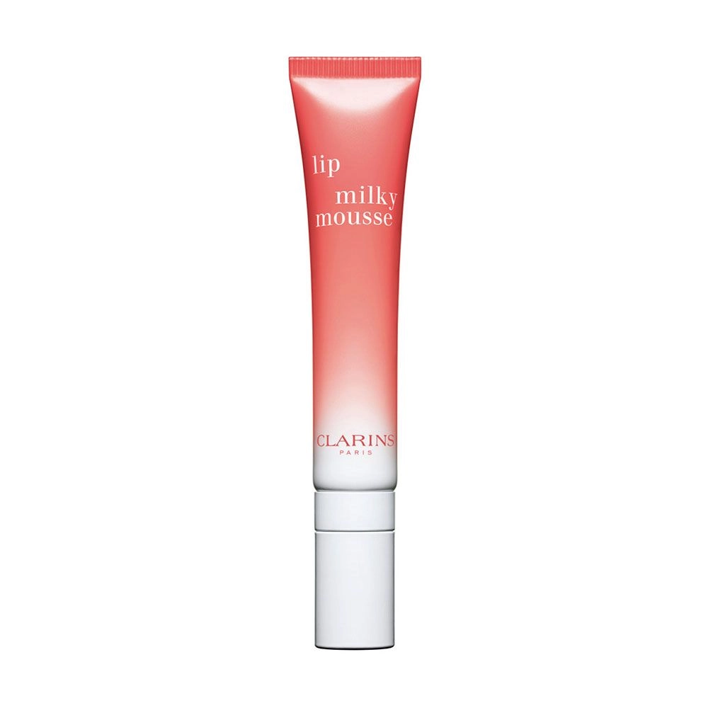 Clarins Кремовий блиск для губ Milky Mousse Lips 02 Milky Peach, 10 мл - фото N1