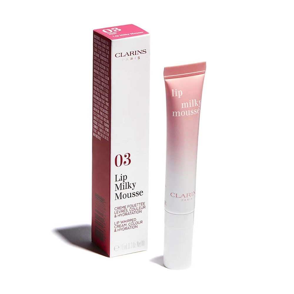 Clarins Кремовий блиск для губ Milky Mousse Lips 03 Milky Pink, 10 мл - фото N2