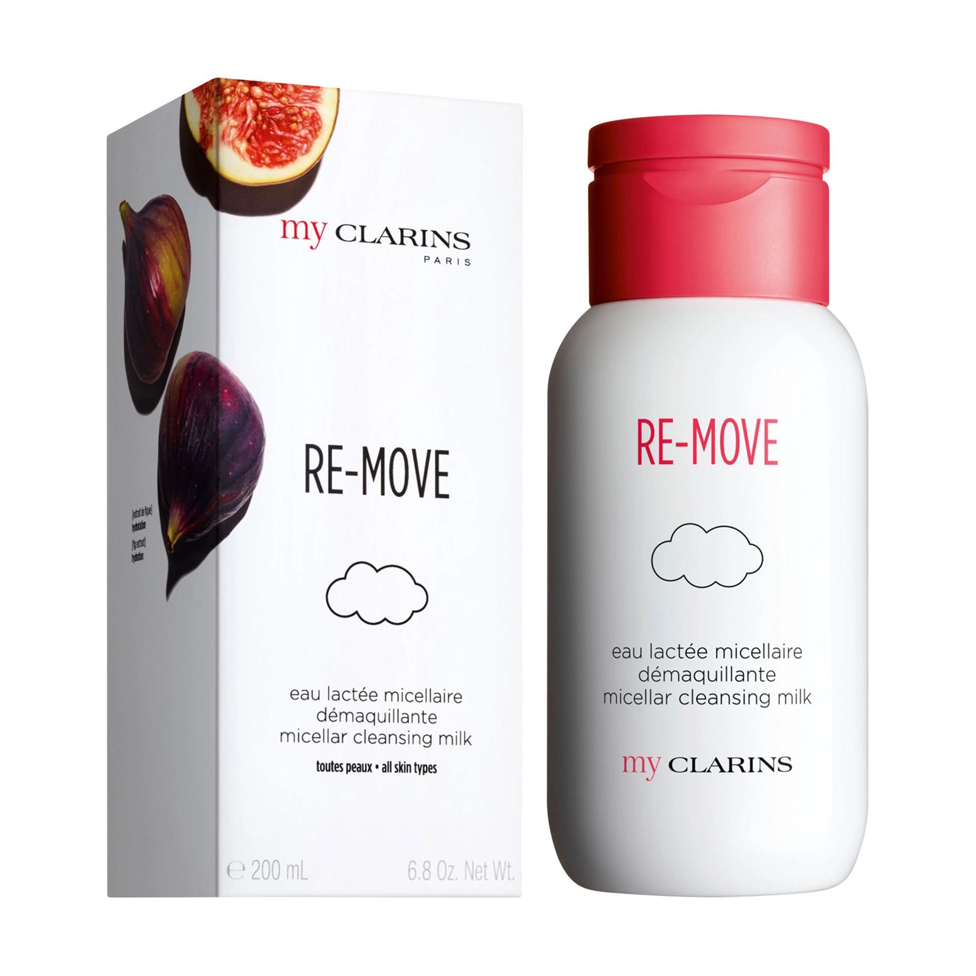 Clarins Очищающее мицеллярное молочко для лица My Re-Move Micellar Cleansing Milk, 200 мл - фото N1