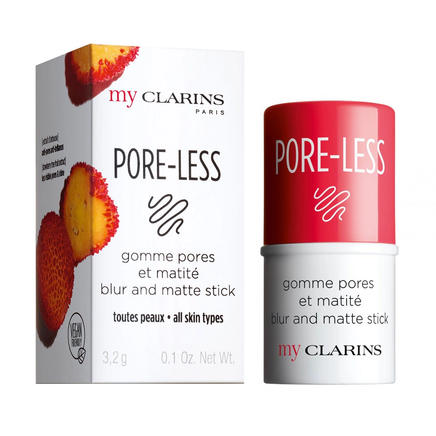 Clarins Матуючий стік для обличчя Pore-Less Blur And Matte Stick, 3.2 г - фото N1