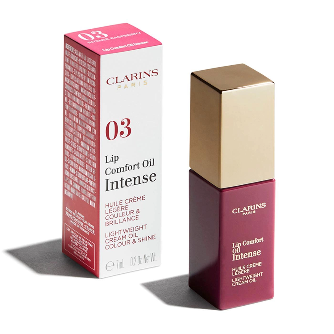 Масло-тинт для губ - Clarins Lip Comfort Oil Intense, 03 - Raspberry - фото N1