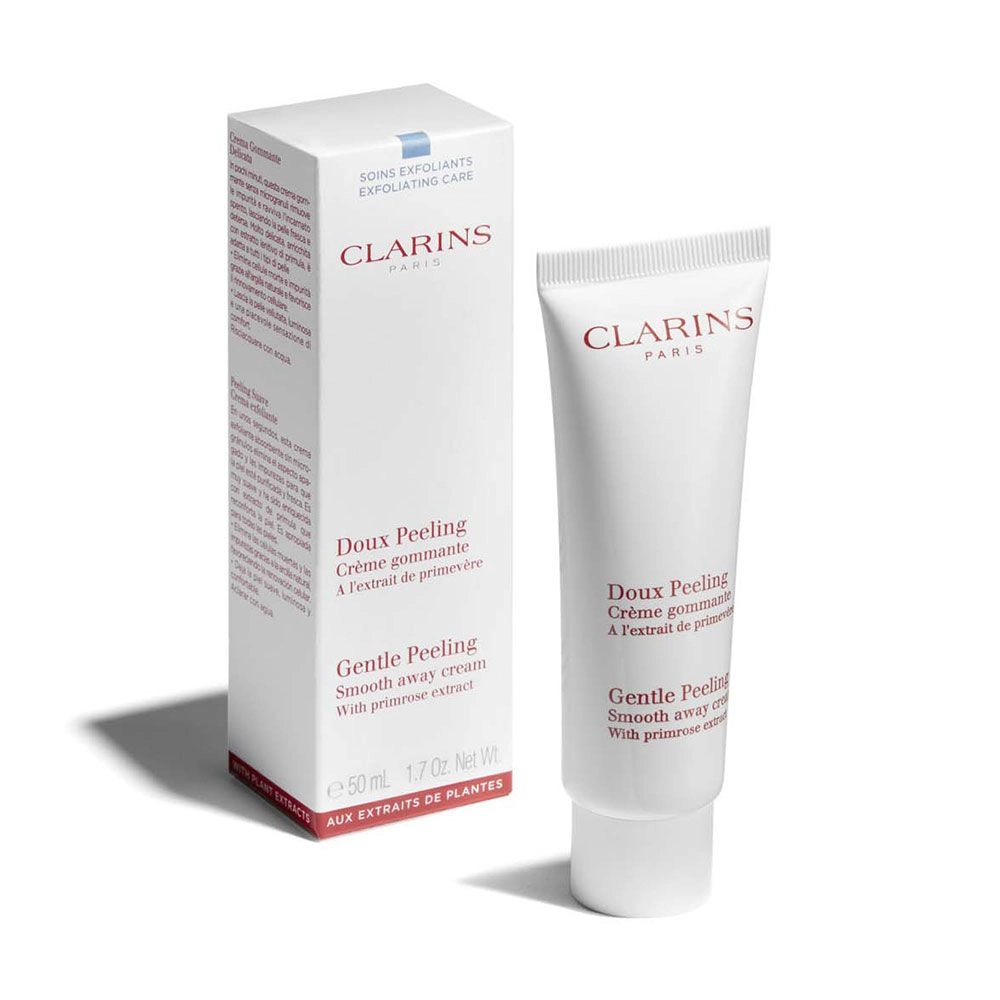 Clarins Пом'якшувальний та відлущувальний крем для обличчя Gentle Peeling Smooth Away Cream з натуральними мікрогранулами, 50 мл - фото N2