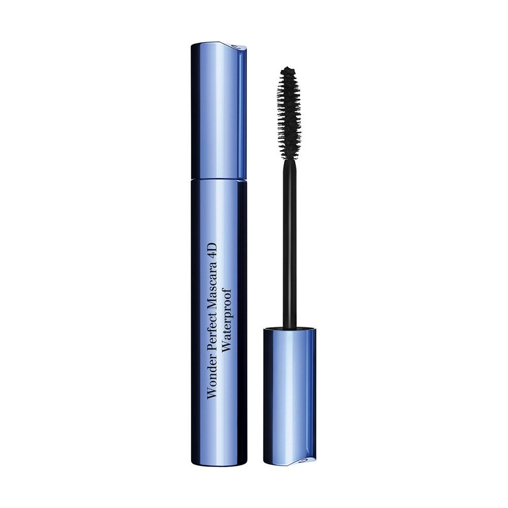 Водостойкая тушь для ресниц с эффектом 4D - Clarins Wonder Perfect 4D Waterproof Mascara, 01 Perfect Black, 8 мл - фото N1