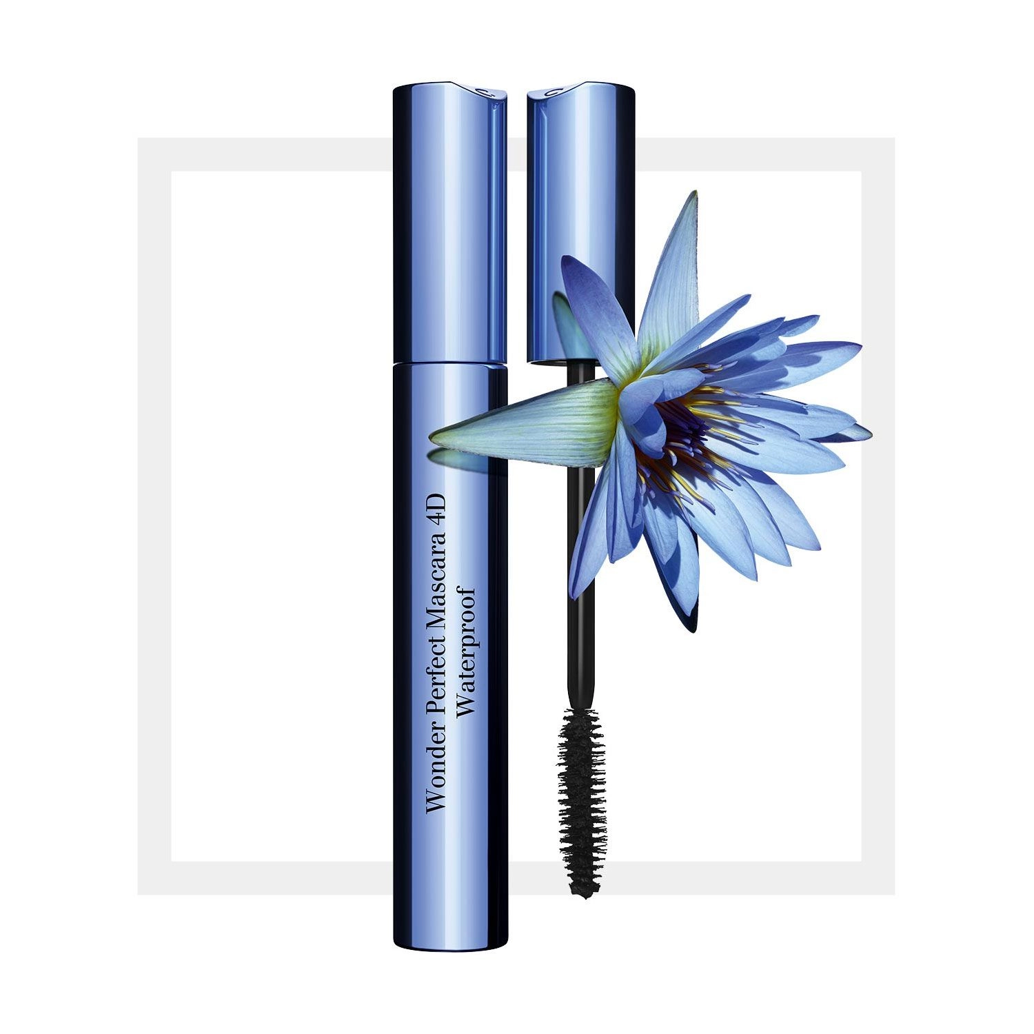 Водостойкая тушь для ресниц с эффектом 4D - Clarins Wonder Perfect 4D Waterproof Mascara, 01 Perfect Black, 8 мл - фото N5