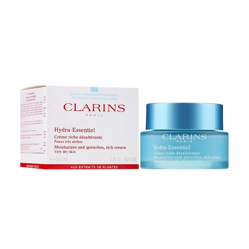 Зволожувальний крем для сухої шкіри обличчя - Clarins Hydra-Essentiel Rich Cream-Very Dry Skin, 50 мл - фото N1