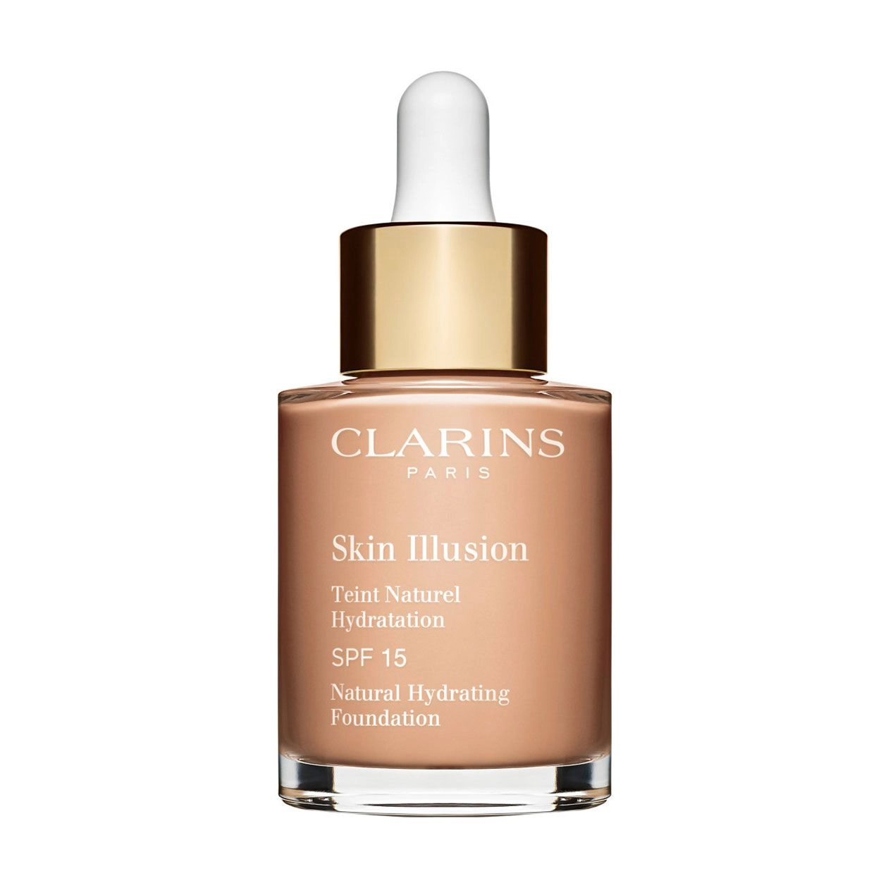 Тональний крем для обличчя - Clarins Skin Illusion Foundation SPF 15, 107 Beige, 30 мл - фото N1