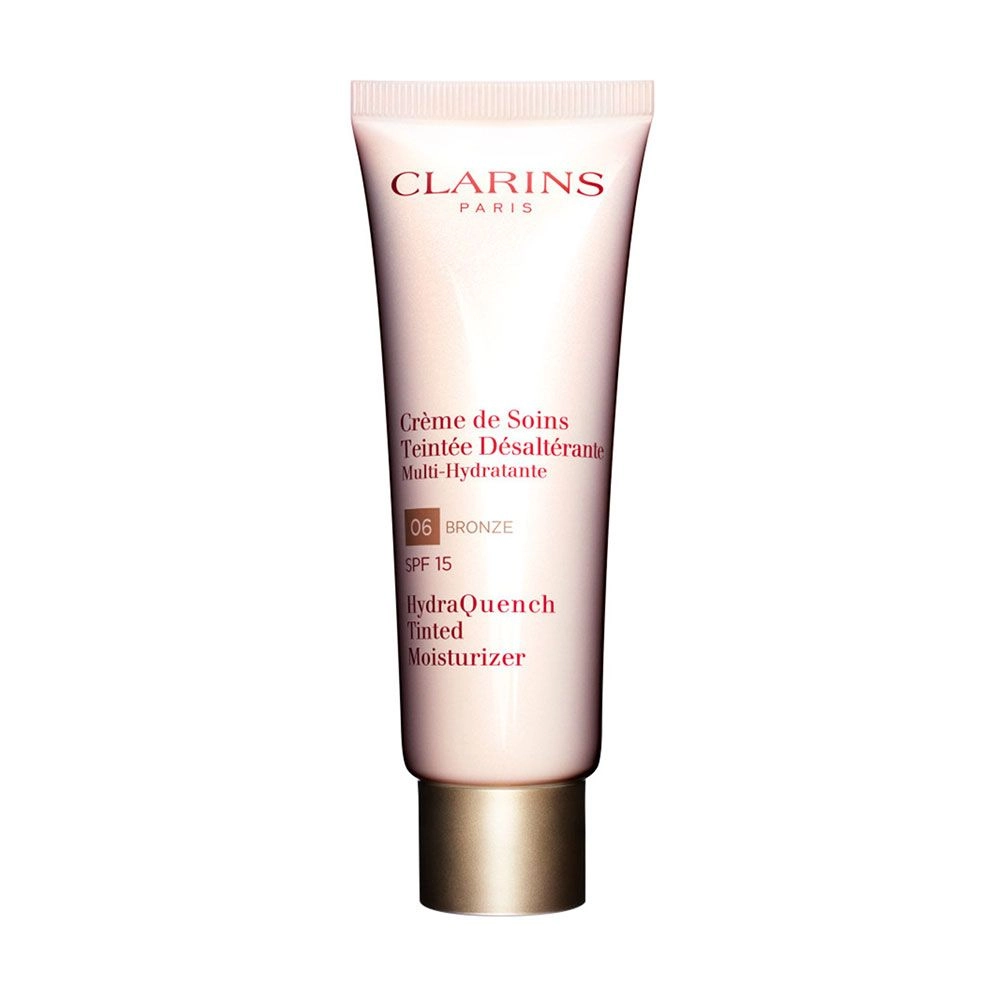 Clarins Зволожувальний крем з легким тоном для обличчя HydraQuench Tinted Moisturizer SPF 15, 50 мл - фото N1