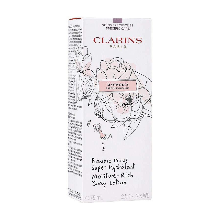 Clarins Зволожувальний лосьйон для тіла Moisture-Rich Body Lotion Magnolia Магнолія, 75 мл - фото N2