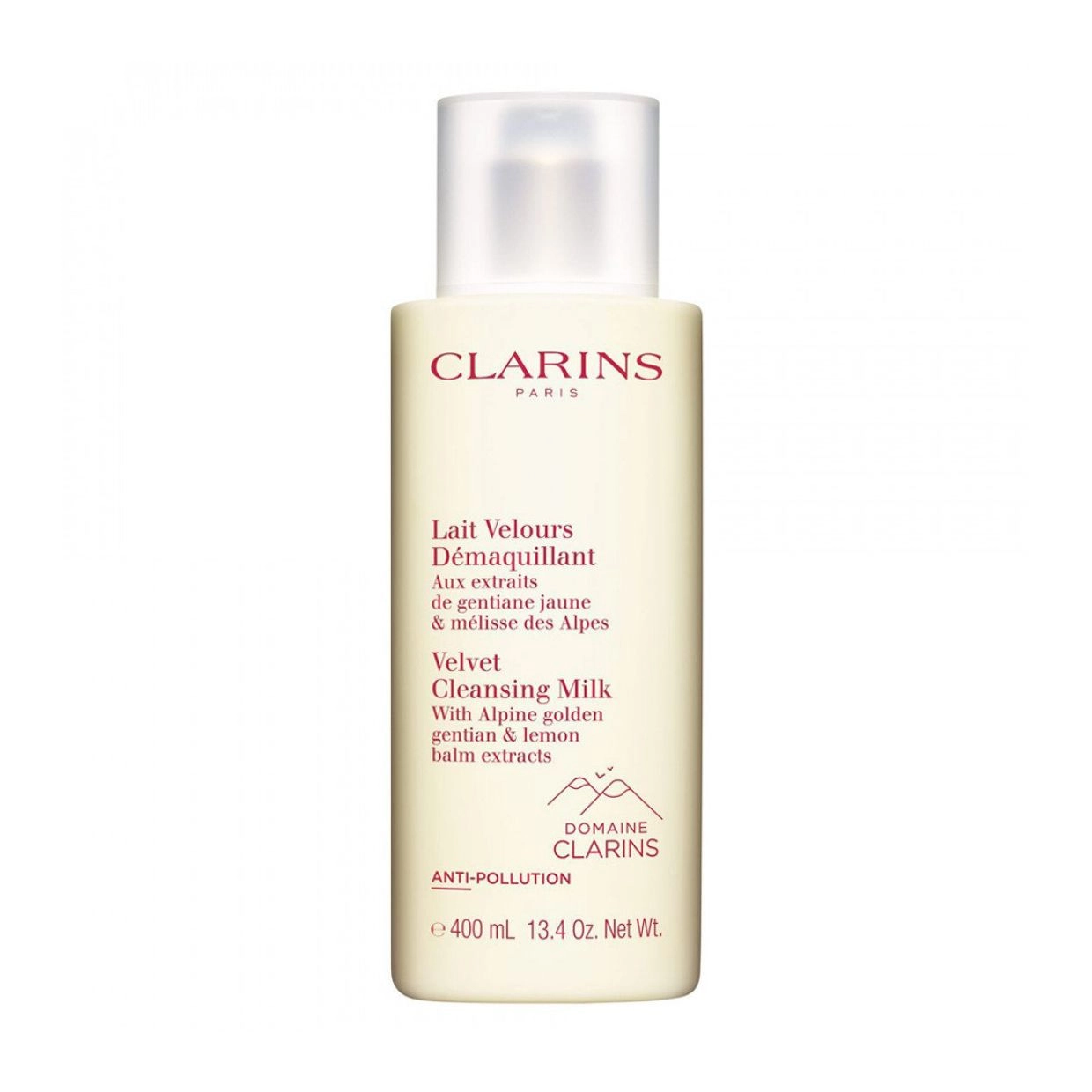 Clarins Очищающее молочко для лица Velvet Cleansing Milk, 400 мл - фото N1