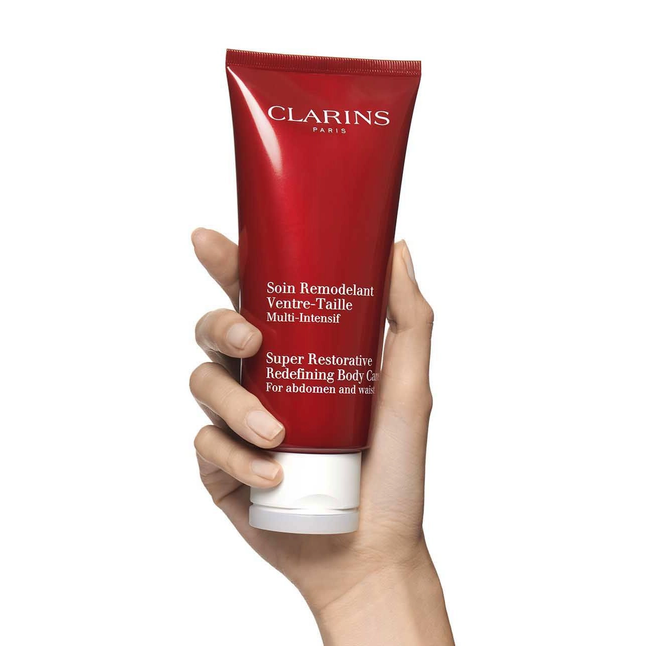 Clarins Подтягивающий крем для области талии и живота Super Restorative Redefining Body Care, 200 мл - фото N3