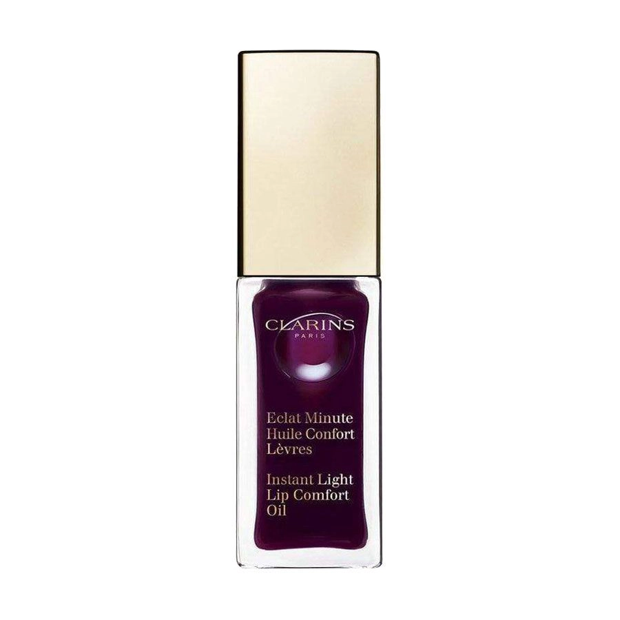 Clarins Олія-блиск для губ Instant Light Lip Comfort Oil, 08 Blackberry, 7 мл - фото N1