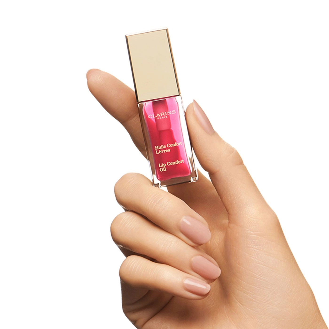 Clarins Олія-блиск для губ Instant Light Lip Comfort Oil, 04 Candy Pink, 7 мл - фото N6