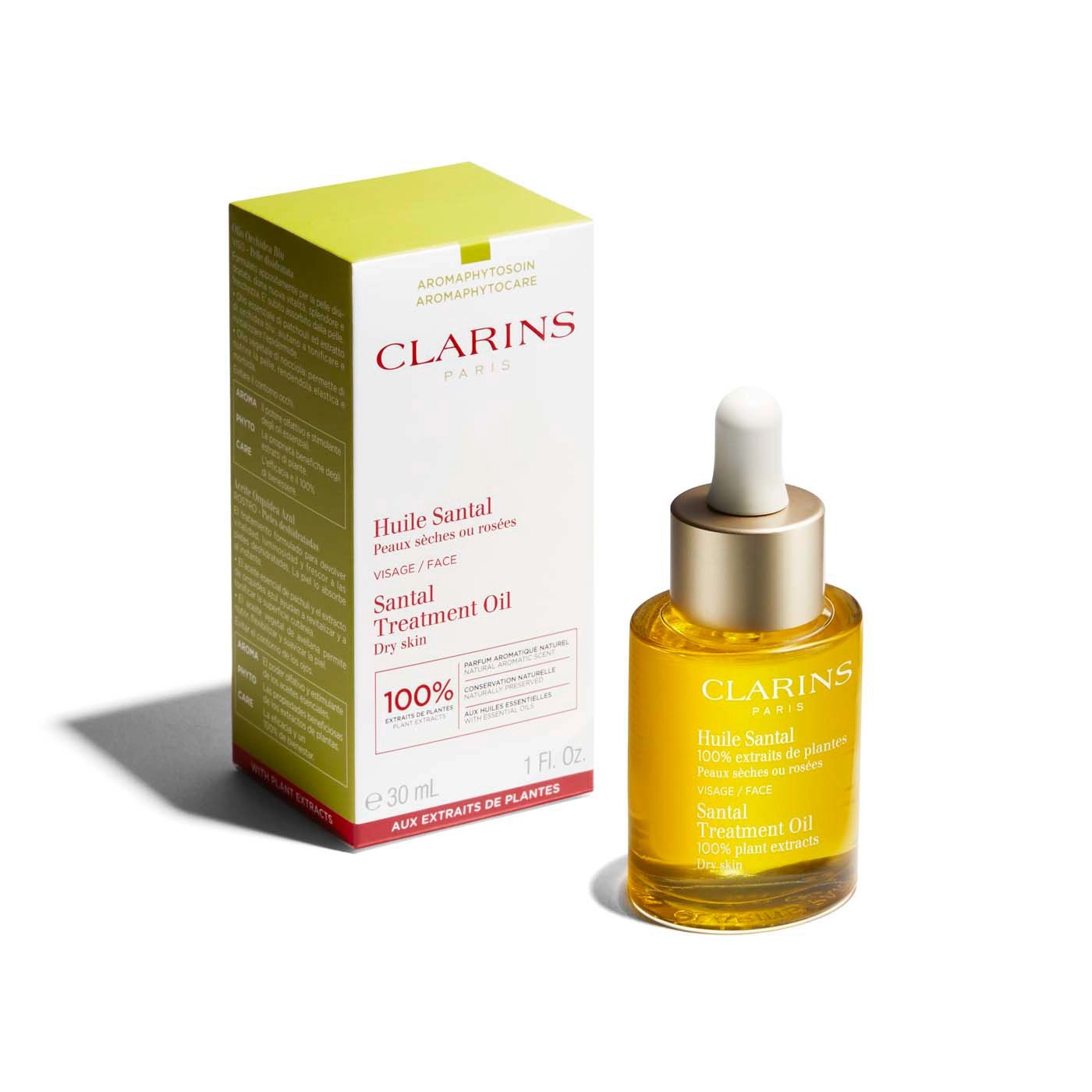 Clarins Олія для обличчя Santal Face Treatment Oil для сухої шкіри, 30 мл - фото N3