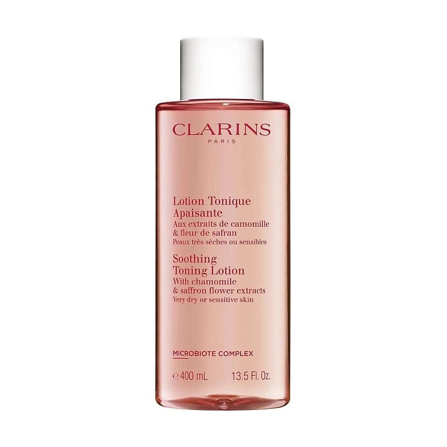 Clarins Успокаивающий тонизирующий лосьон для лица Soothing Toning Lotion для очень сухой и чувствительной кожи, 400 мл - фото N1