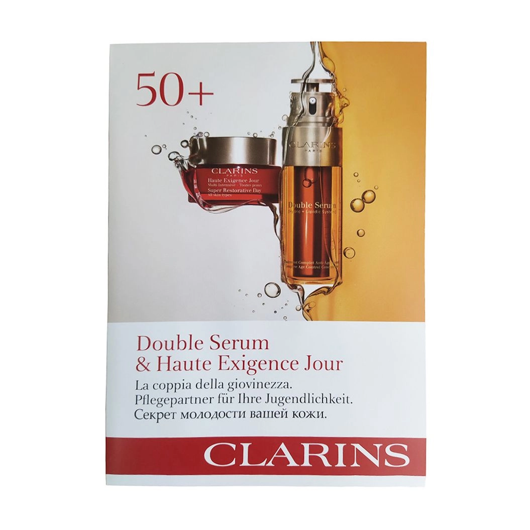 Clarins Набір для обличчя Double Serum & Multi-Intensive Jour 50+ (сироватка для обличчя, 0.9 мл + нічний крем для обличчя, 2 мл) - фото N1