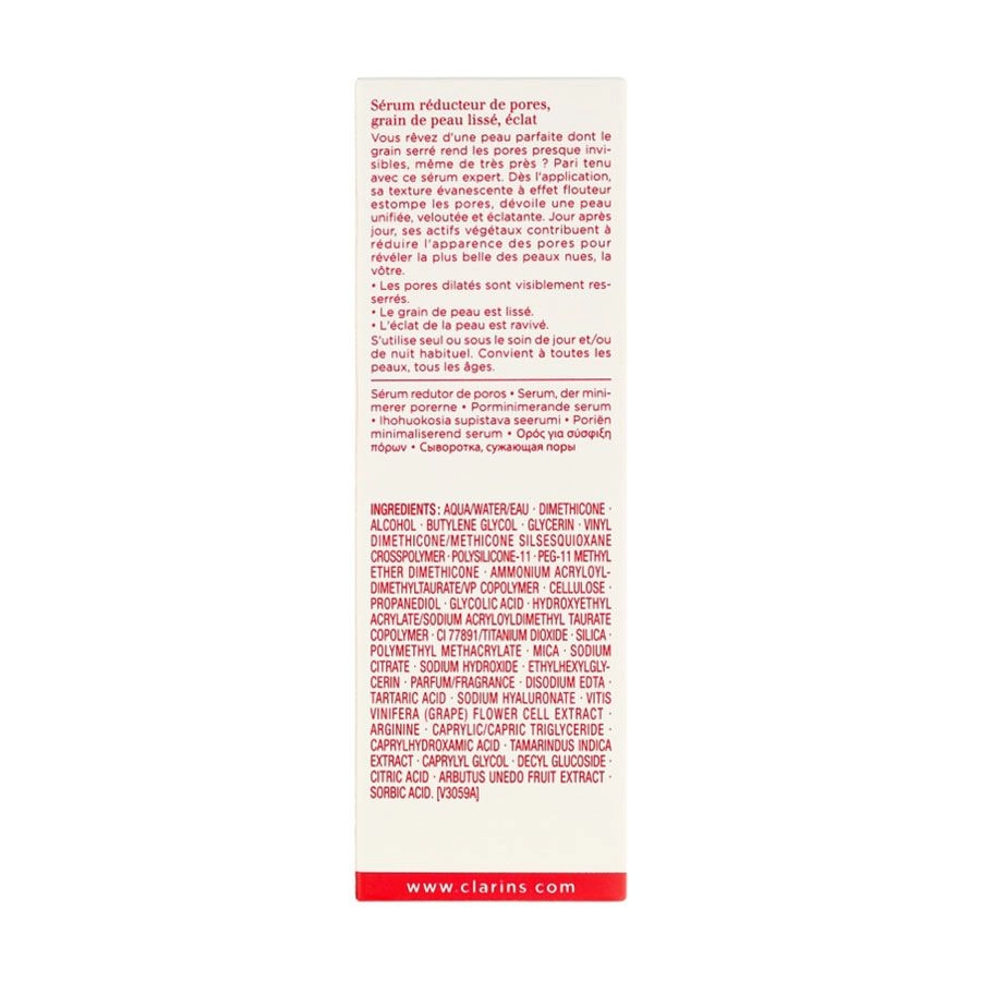 Сироватка для обличчя для звуження пір - Clarins Pore Control Pore Minimizing Serum, 30 мл - фото N3