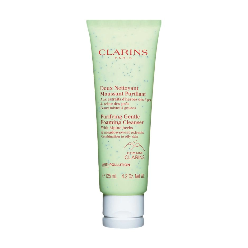 Очищуюча пінка для комбінованої та жирної шкіри - Clarins Purifying Gentle Foaming Cleanser With Alpine Herbs, 125 мл - фото N4