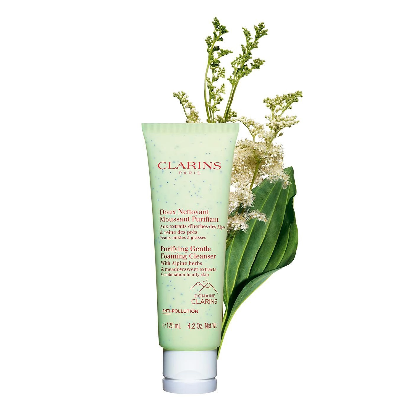 Очищуюча пінка для комбінованої та жирної шкіри - Clarins Purifying Gentle Foaming Cleanser With Alpine Herbs, 125 мл - фото N8