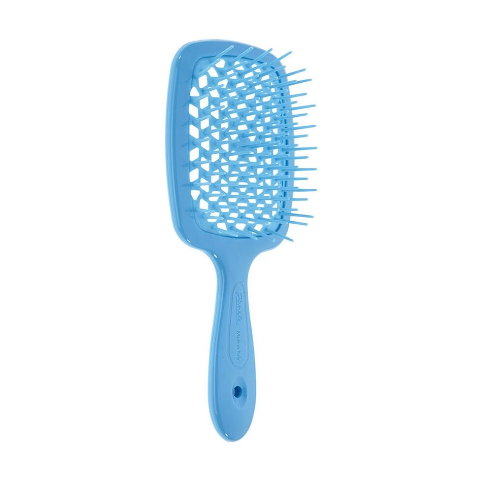 Janeke Расческа для волос Superbrush 1830 The Original Italian Patent Неоново-синяя - фото N1