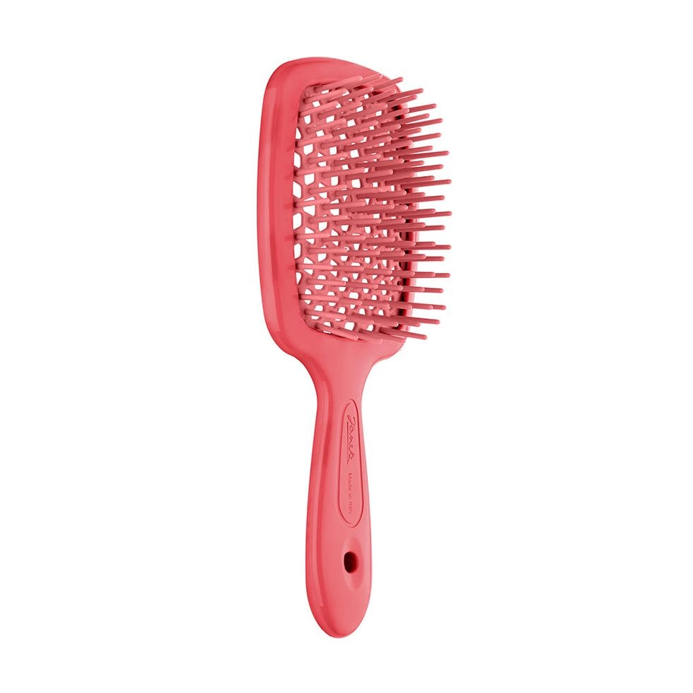 Janeke Расческа для волос Small Superbrush 1830 The Original Italian Patent  Коралловая - купить, цена, отзывы - Icosmo