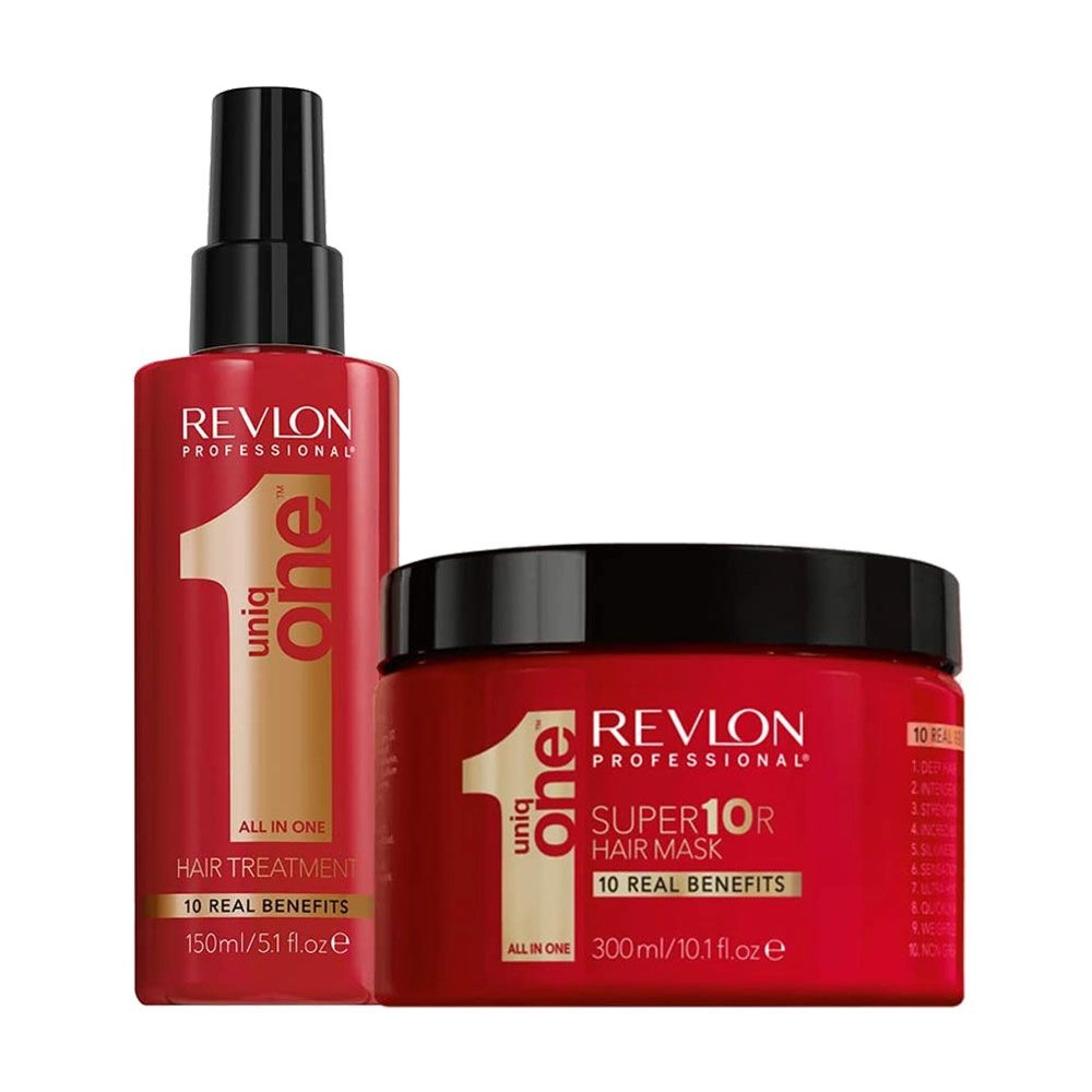 Revlon Professional Набор Uniq One женский (спрей для волос,150 мл + маска для волос, 300 мл) - фото N2