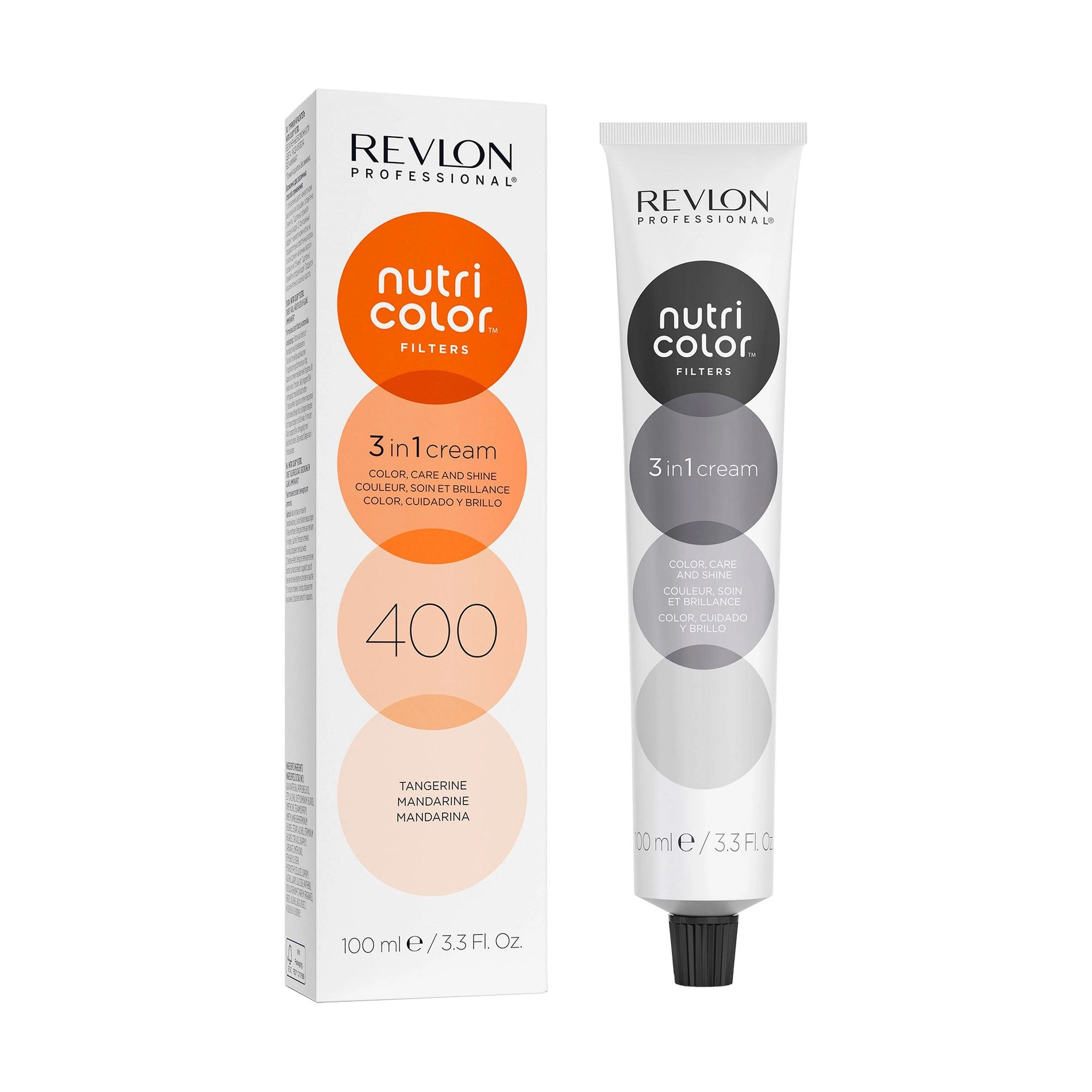 Revlon Professional Тонирующий крем-бальзам для волос Nutri Color Filters 400 Tangerine Mandarine, 240 мл - фото N1