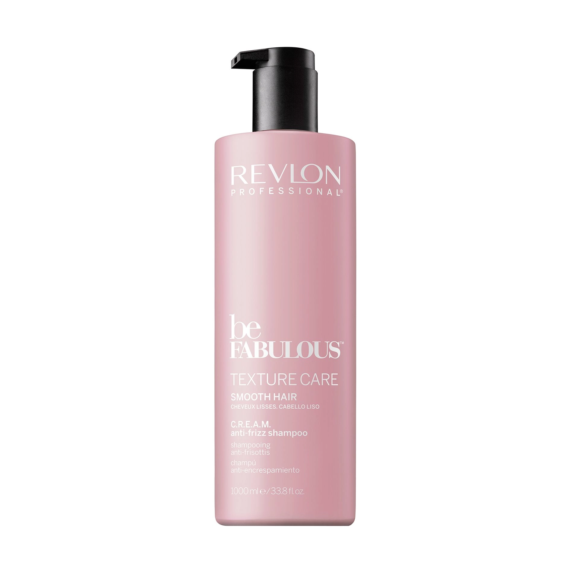 Revlon Professional Розгладжувальний шампунь для волосся Revlon Be Fabulous Texture Care Smooth Hair, 1 л - фото N1