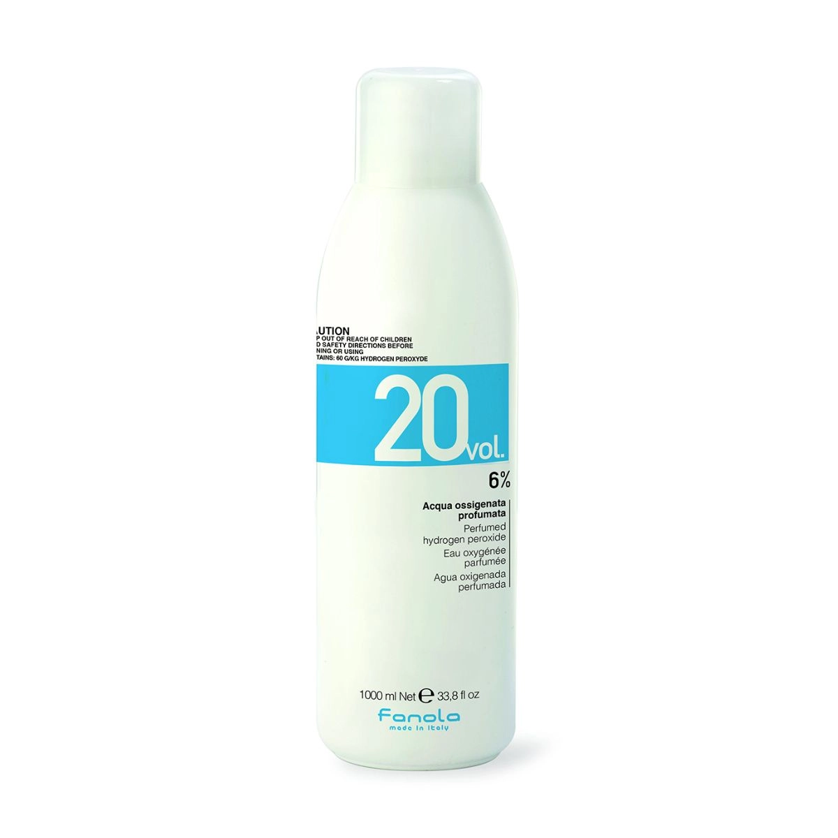 Fanola Окислювач Perfumed Hydrogen Peroxide Hair Oxidant 20 vol 6%, 1 л - фото N1