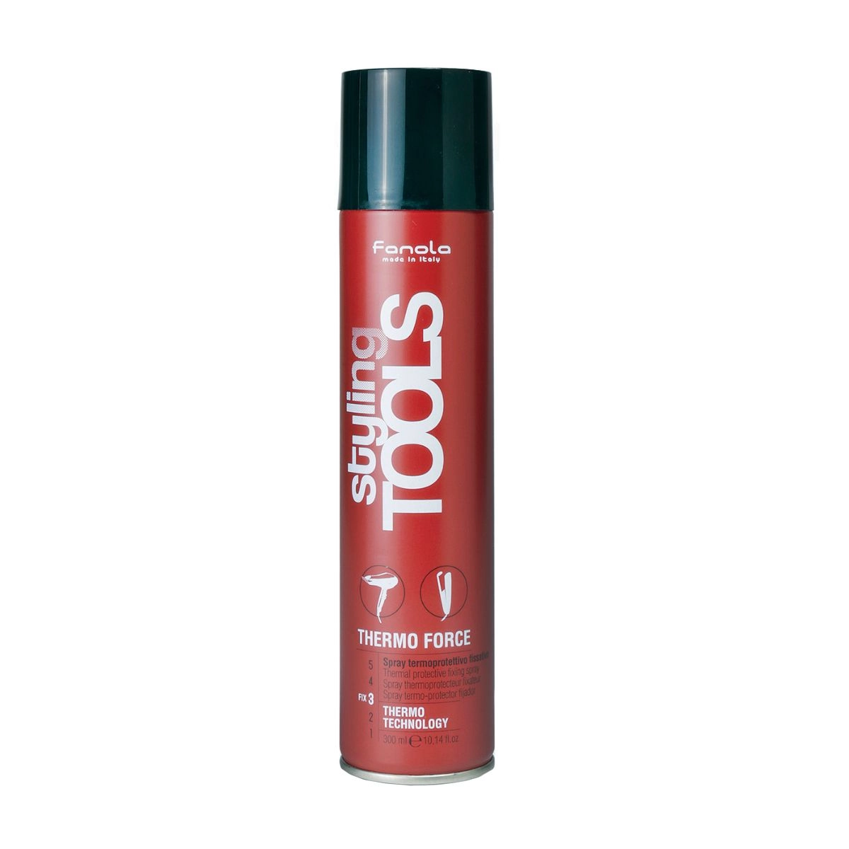 Fanola Спрей для волос Styling Tools Thermo Force Thermal Protective Fixing Spray с фиксацией и термозащитой, 300 мл - фото N1