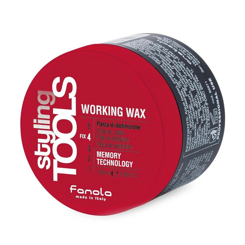 Fanola Структурувальна паста для волосся Styling Tools Working Wax, 100 мл - фото N1