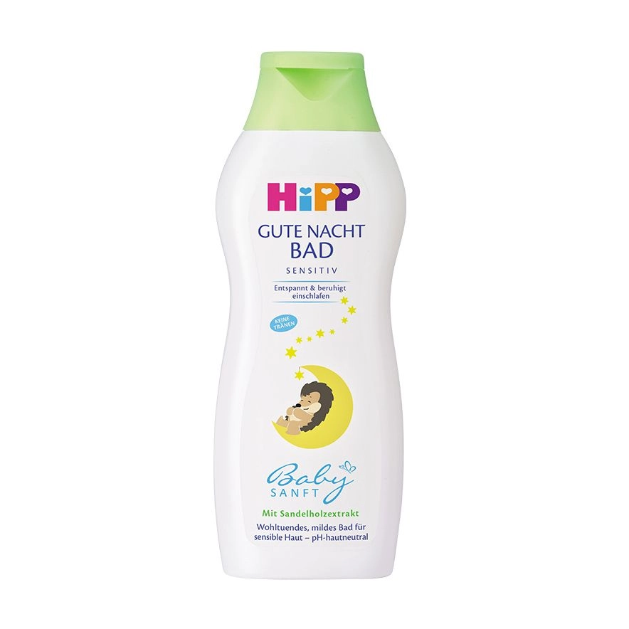 HIPP Піна для ванни Babysanft На добраніч, 350 мл - фото N1