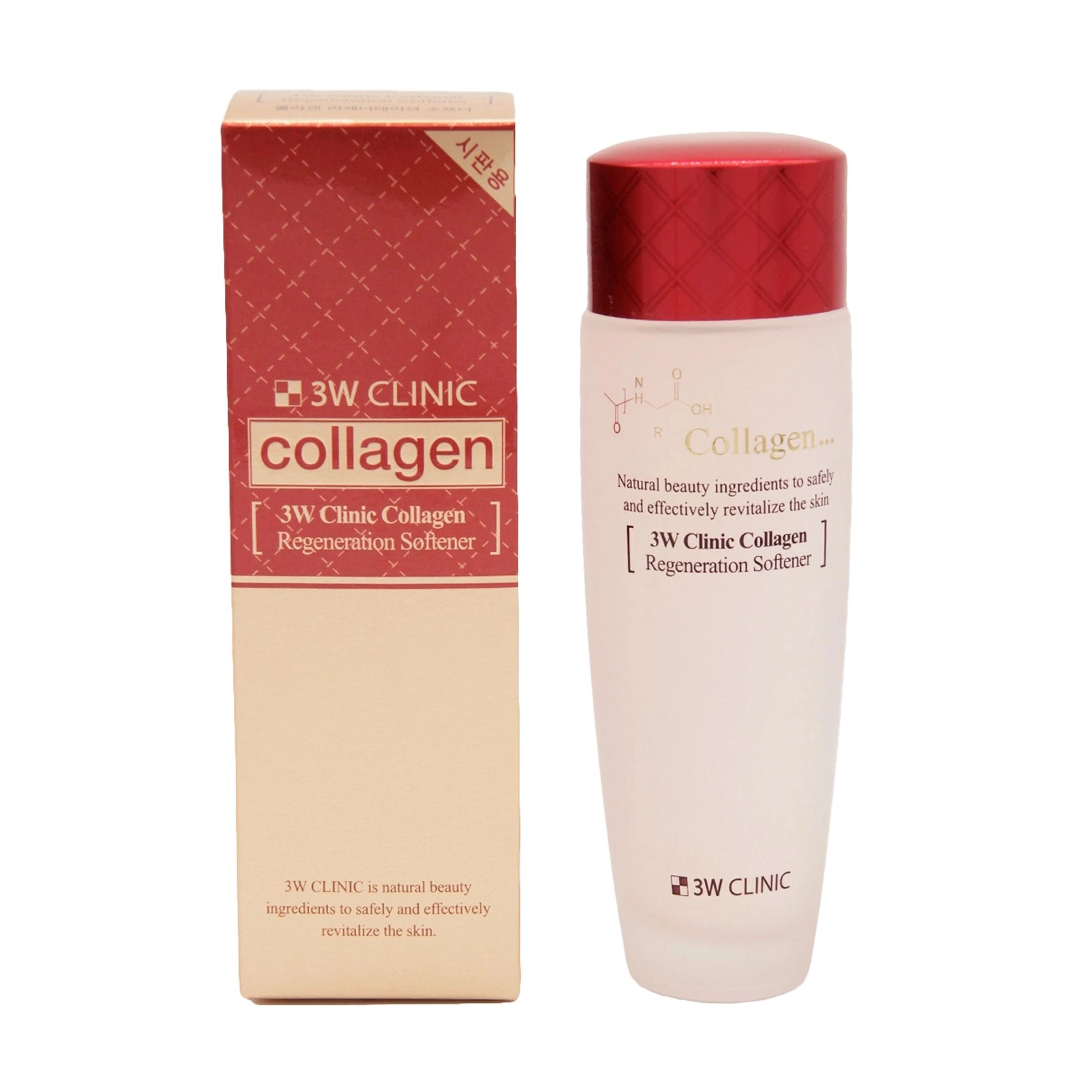 3W Clinic Тонер для обличчя Collagen Extra Moisture Softener з колагеном, 150 мл - фото N1