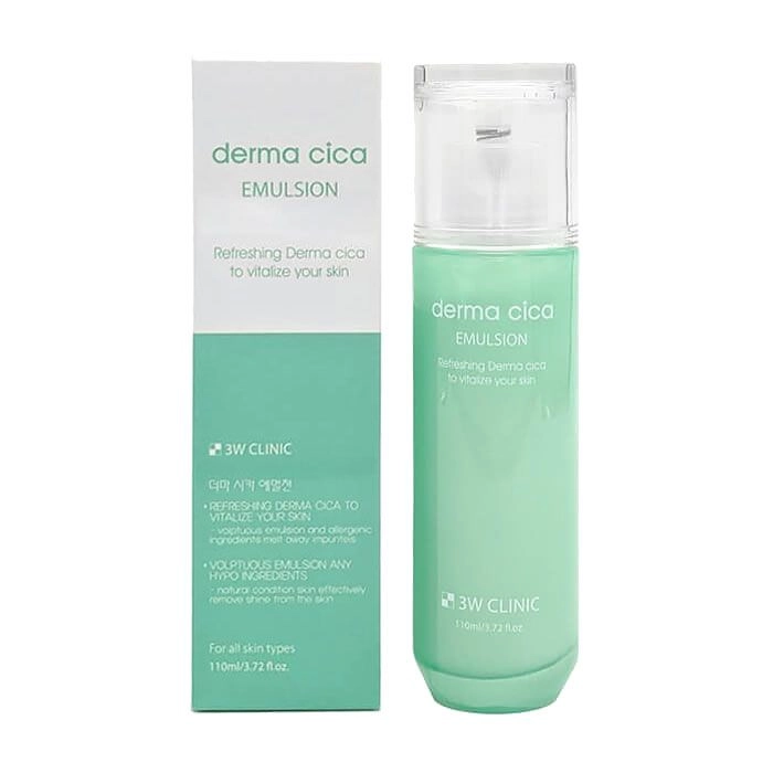 3W Clinic Эмульсия для лица Derma Cica Emulsion, 110 мл - фото N1