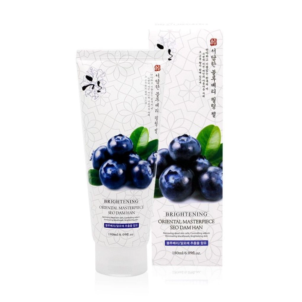 3W Clinic Пілінг-гель для обличчя 3W ClinicSeo Dam Han Blue Berry Peeling Gel з екстрактом чорниці, 180 мл - фото N1