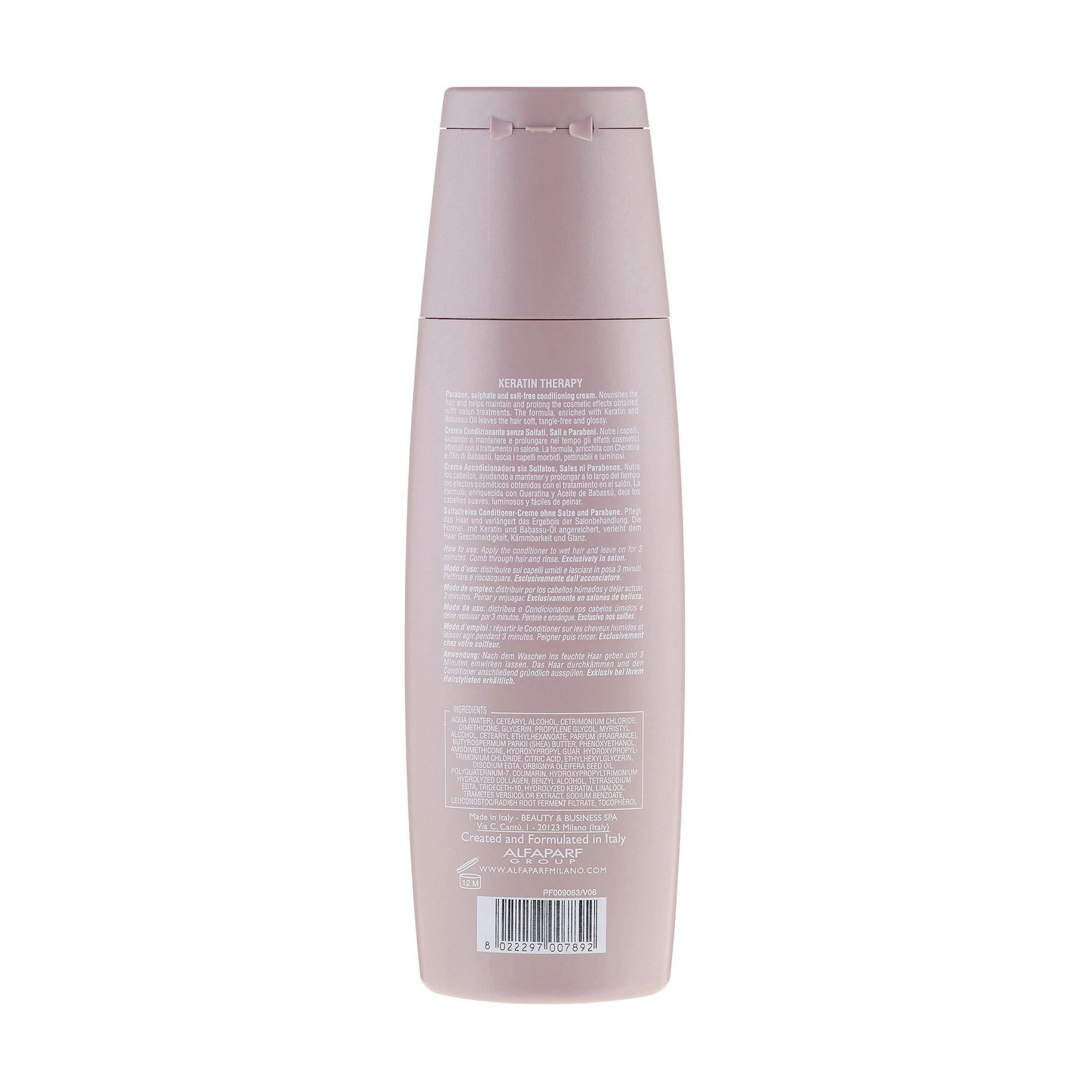 Alfaparf Кератиновий кондиціонер для волосся Lisse Design Keratin Therapy Maintenance Conditioner, 250 мл - фото N2