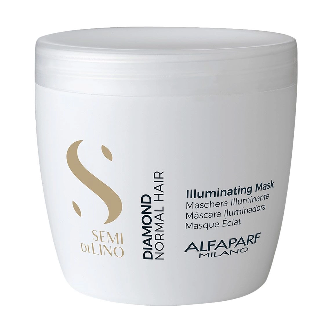 Alfaparf Маска для блиску волосся Semi Di Lino Diamond Illuminating Mask - фото N1