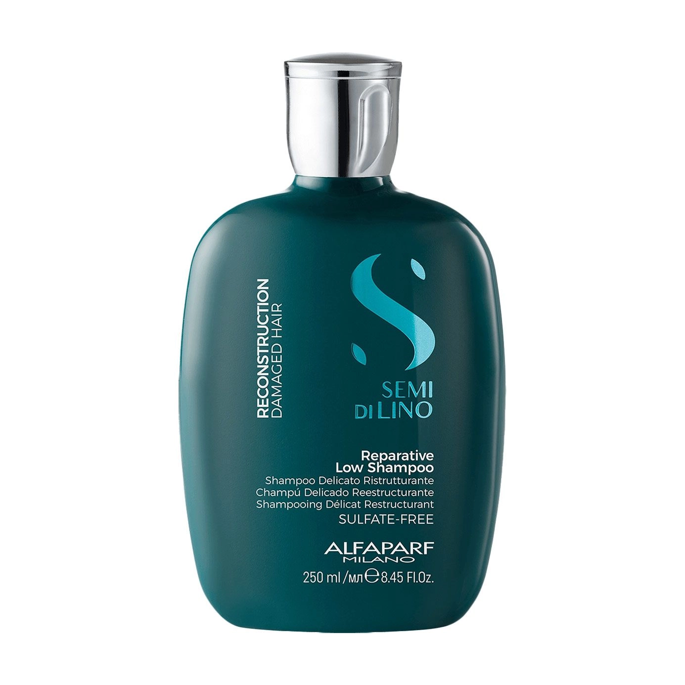 Alfaparf Шампунь для пошкодженого волосся Semi Di Lino Reconstruction Reparative Low Shampoo - фото N1
