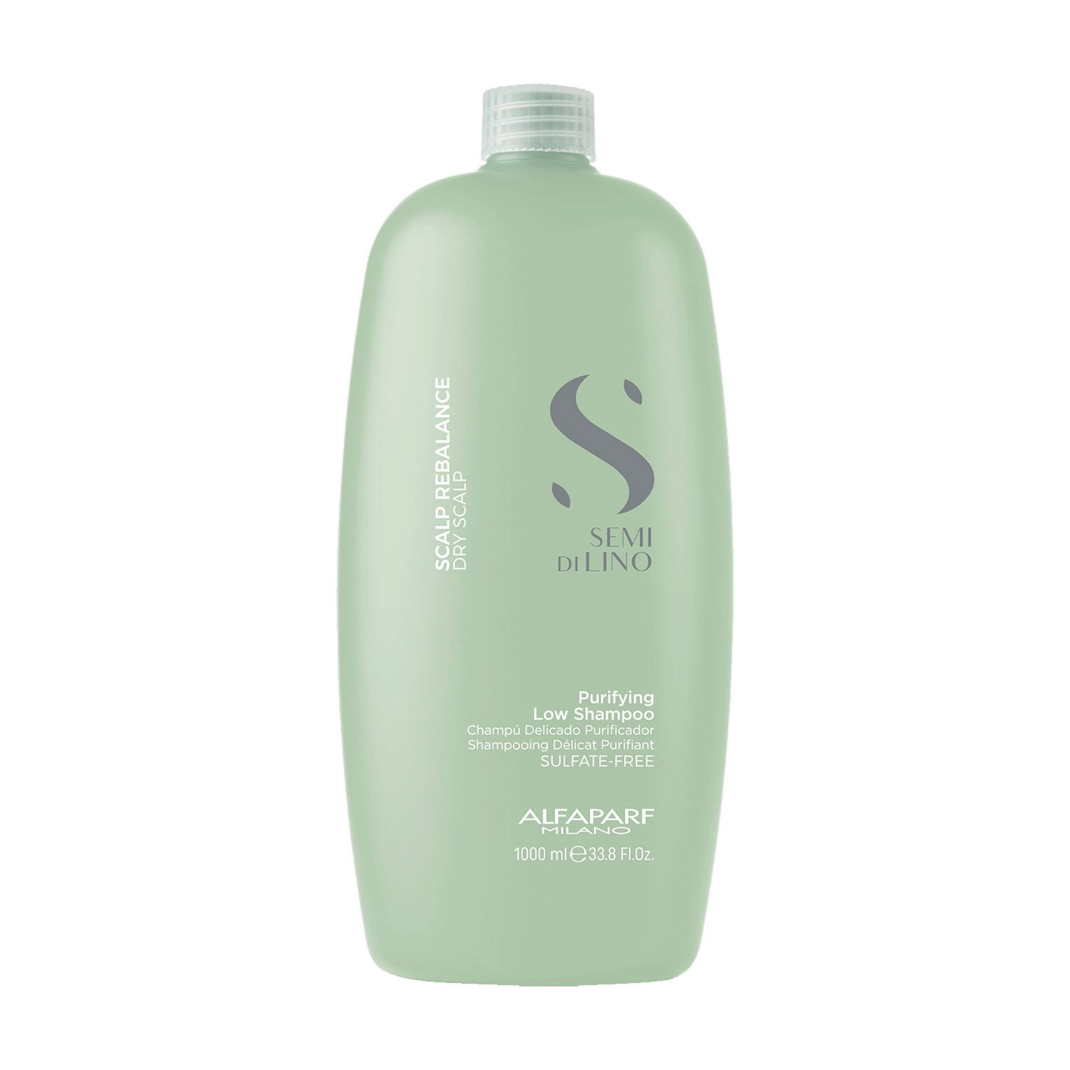 Alfaparf Semi Di Lino Scalp Rebalance Purifying Low Shampoo For Dry Scalp  33.8 oz 