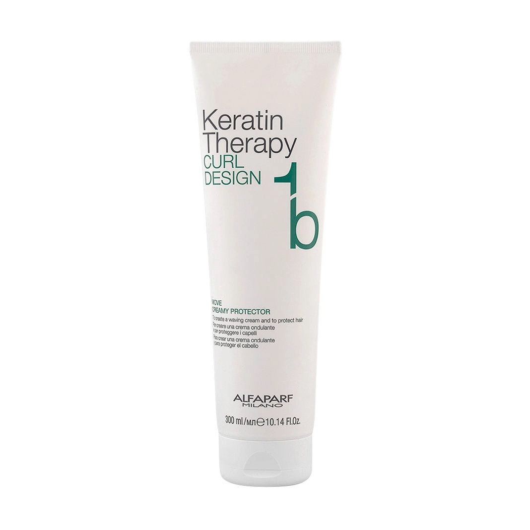 Alfaparf Крем активатор для создания локонов Curl Design Keratin Therapy Move Creamy Protector, 300 мл - фото N1