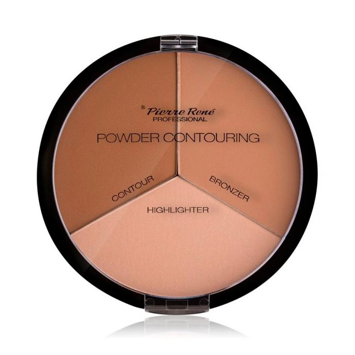 Pierre Rene Палетка для контуринга Powder Contouring 3 Тон 23 г - фото N1